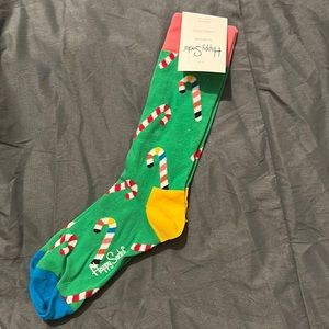 NWT Happy Socks Christmas socks, M 8-12